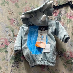 Halloween costume Triceratops dinosaur